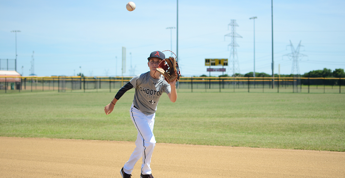 patient playing baseball