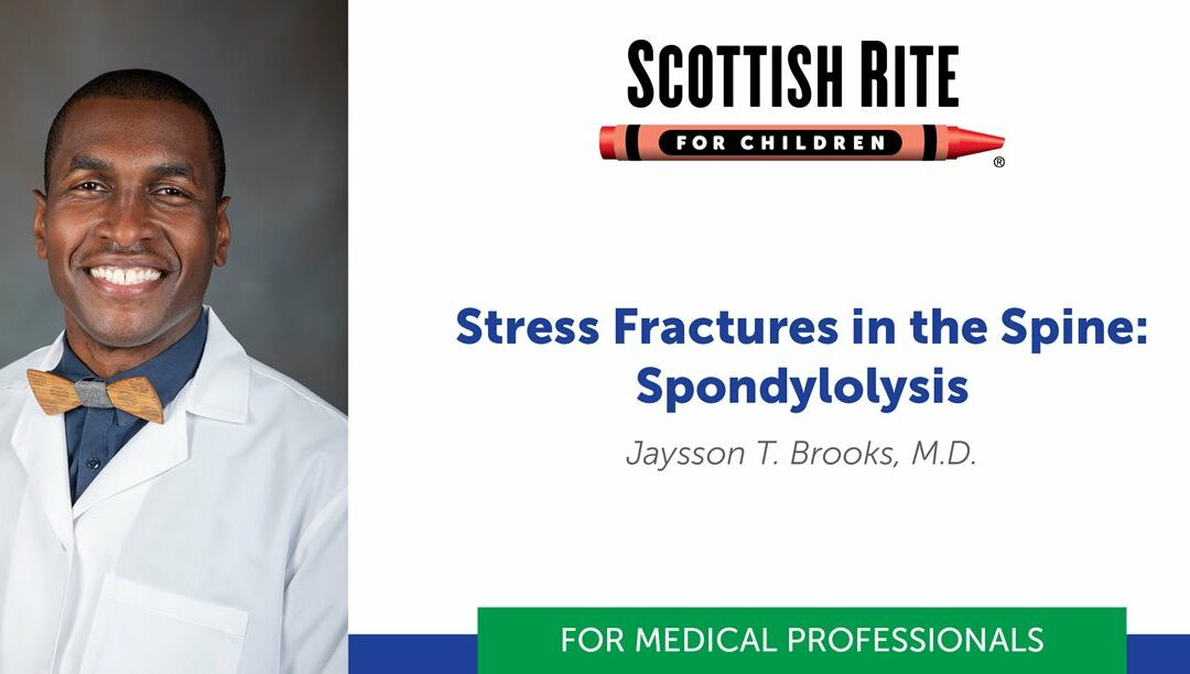 Sports Medicine Fractures in the Spine Spondylolysis