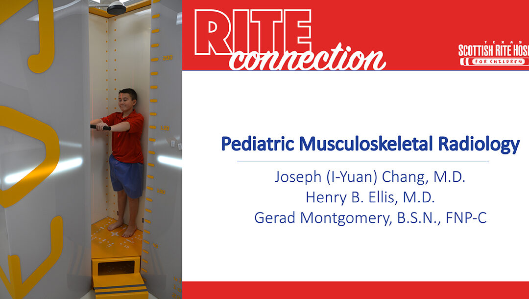 Pediatric Musculoskeletal Radiology