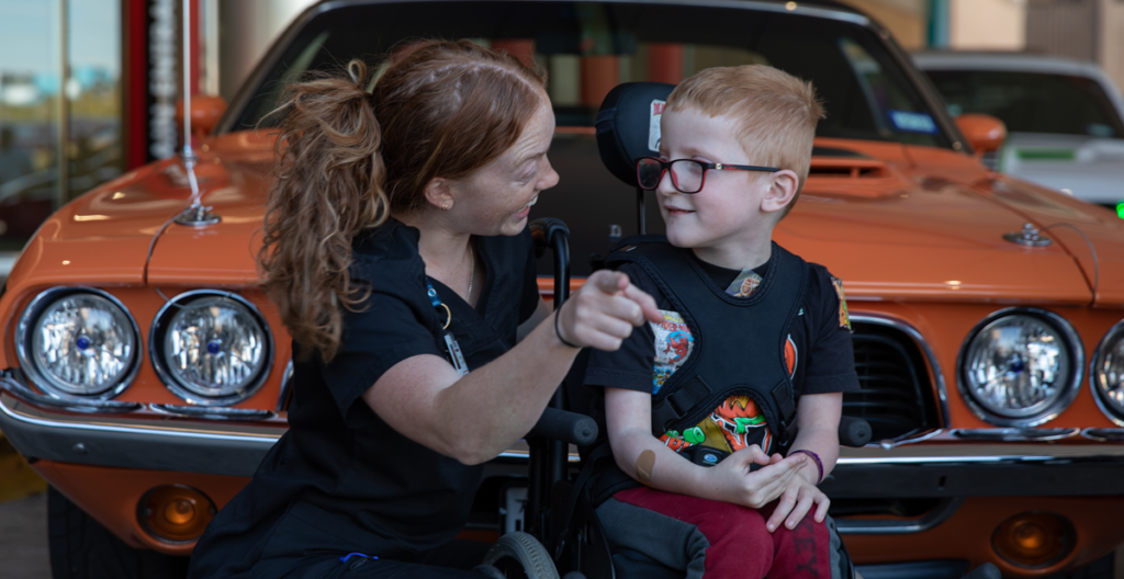 cerebral palsy Patient in physical therapy