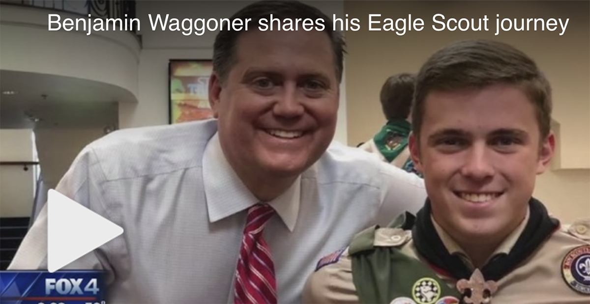 FOX 4: Benjamin Waggoner shares his Eagle Scout journey