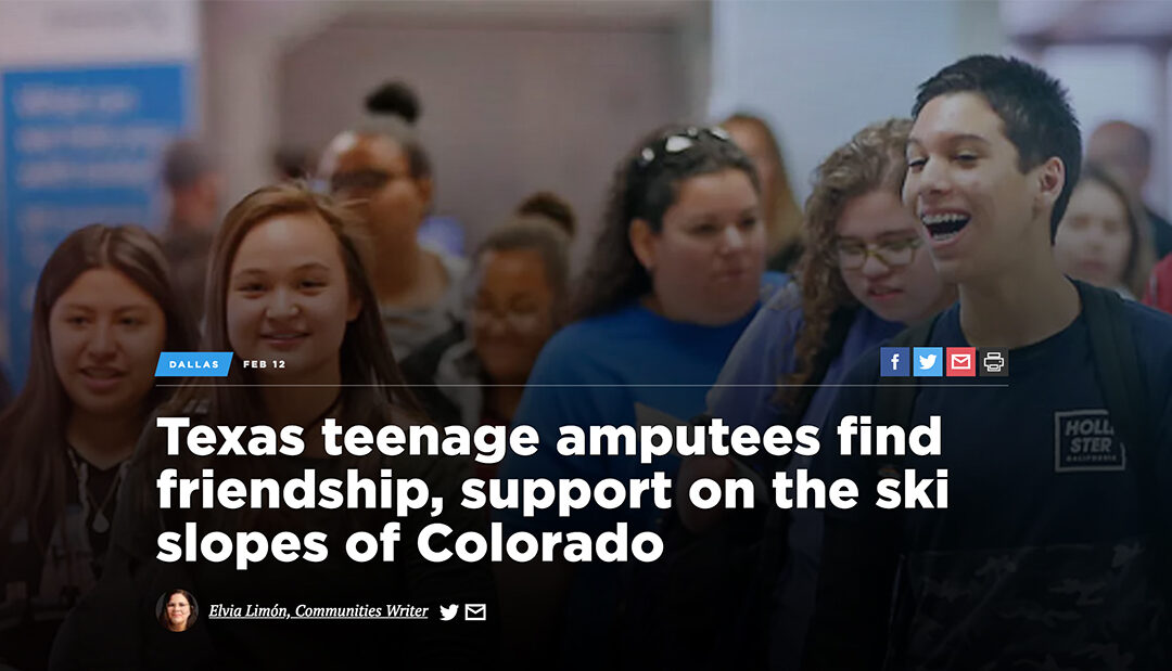 Dallas Morning News: Texas teenage amputees find friendship, support on the slopes of Colorado